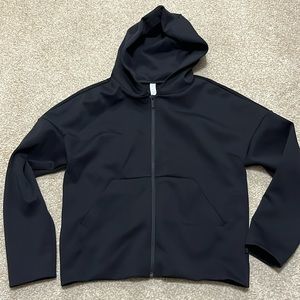 Women's Lululemon Black Graffic Hooded Jacket